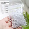 H111 novo AB cor mágica meia lua fundo plano pérola joia para unha sereia japonesa duas cores branco decoração de unha DIY