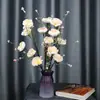 Flores de rododendro artificiales transfronterizas, flores de mariposa rosas multicolores vintage, flores artificiales para decoración de sala de estar en casa, arreglos de flores artificiales al por mayor