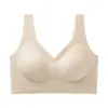 Base de maquillaje líquida ligera de verano, sujetador invisible para mujer, copa fija, sin costuras, tacto natural, push-up, anti-caída, estilo camiseta sin mangas