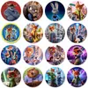 Crachá Zootopia Mercadoria de Anime Raposa Vermelha Coelho de Algodão Série de Desenho Animado Broche Segunda Dimensão