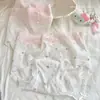 Calcinhas finas de seda gelada com renda, doces e levemente sensuais, para meninas, estilo de desejo gentil e doce, confortáveis, antibacterianas 10A, entrepernas estendido