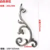 Guarda-corpo decorativo de flor de aço inoxidável 201/304 para isolamento de porta e janela, acessórios decorativos de aço inoxidável 3107 Flor de Botão
