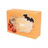 Caixa de Embalagem Novo Estilo Halloween Cartão Branco Janela de Adesivo PVC Caixa Estaladora Caixa Dobrável Grátis Caixa de Doces com Janela de Papelão Branco Caixa de Papel
