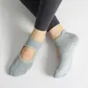 Meias de Yoga Antiderrapantes Profissionais Femininas de Algodão Puro Finas para Iniciantes Pilates Esportes Internos Respiráveis Fitness Meias de Dança