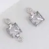 Aço Inoxidável 304 Vidro Colorido Pingentes Multiestilo Acessórios para Joias Artesanais DIY Colar Pulseira Acessórios Criativos