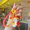 Figuritas de llavero de goma blanda de anime de dibujos animados, colgantes para mochila, accesorios para bolsos, pequeños adornos, al por mayor en stock para tiendas