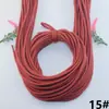 Cuerda Trenzada de Núcleo Bicolor Vertical de 5 mm Correa Cruzada de Moda Cuerda Decorativa Cordón para Cintura de Ropa Longitud Ajustable