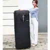 Saco de envio grande capacidade armazenamento mudança edredom roupas roda universal com rodas mala de viagem
