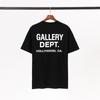 GALLERY Marca de Moda DEPT Logotipo con Slogan de Letra Clásica Estampado Degradado Camiseta de Manga Corta Ropa para Pareja de Tanabata para Hombre y Mujer