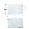 Extensor de Sujetador Elástico de Dos Filas y Tres Hebillas, Hebilla de Extensión de Sujetador de Acero Inoxidable de 9 cm de Largo, Conector Alargador