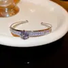 Pulsera de diamantes cuadrados, diseño elegante y moderno de la marca coreana Flu, pulsera delicada y con sentido de la moda, pulsera de celebridades de Internet, recién llegada para mujeres.
