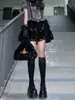 Calcetines de otoño hasta la pantorrilla con ribete de encaje combinados con botas, calcetines blancos Lolita de plataforma, calcetines JK de alta gama serie MIU para mujer