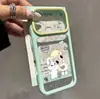 Estilo Salvaje con Bloques de Color y Diseño de Ventana Grande Adecuado para Funda de Teléfono Apple 17 Pro Max, Alto Valor Estético para Chicas, Transparente para 16/15