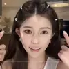 Pinza Metálica Redonda Pequeña Estilo Coreano Pinza para Flequillo de Frente para Mujeres 2026 Nuevo Estilo Pasador Elegante Accesorio para el Cabello con Pedrería