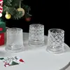 Copo de uísque giratório de cristal luminoso criativo, copo de cerveja inquebrável, copo de vidro giratório para alívio do estresse