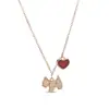 Collar con colgante de cachorro de amor estilo japonés y coreano, cadena para la clavícula de temperamento simple, moda para mujer, lujo ligero, nicho, venta al por mayor