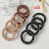 Diadema de color gelatina de moda, banda para el cabello con línea telefónica esmerilada, banda de goma elástica duradera y alta, tocado de cuerda para el cabello sin costuras para mujer