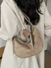 Bolsa de dumplings de gran capacidad transfronteriza para mujer, nuevo bolso tote con textura esmerilada vintage, bolso de hombro y bandolera de nicho de moda