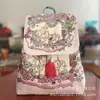 Mochila de estilo étnico de Yunnan color arena, bolsa de viaje y ocio para mujer, nuevo diseño con bordado de hilo dorado, un imprescindible para vendedores ambulantes