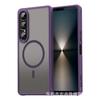 Adecuado para Sony Xperia 1 Viii, Funda Magnética Mate para Teléfono con Textura Similar a la Piel, Cubierta Protectora Anticaídas 10 Vii