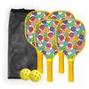 Set de Palas de Pickleball de Madera Igual que las de Amazon para Recreo Escolar, Raqueta de Squash con Patrones de Colores