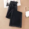 Jeans ajustados, de cintura alta, ligeramente acampanados para mujer, nueva colección otoño 2026, elegantes, holgados, pantalones acampanados casuales, pantalones largos