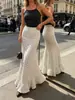 Saia sereia de estilo europeu e americano nova e personalizada para mulheres, moderna, justa, elegante, de alta qualidade, adequada para o trabalho.
