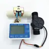 Instrumento de Control Cuantitativo, Medidor de Flujo Digital y Sensores de Flujo de Agua de 1 pulgada y Válvulas Solenoides de 1 pulgada, con Adaptador de Corriente