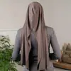 Bufanda de Modal de Alta Calidad para Mujer, Turbante Absorbente de Sudor, Bufanda Larga, Pañuelo para la Cabeza a Prueba de Viento y Arena, Estilo Étnico