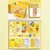 Set de Papelería de Patito Amarillo Caja de Regalo Paquete de Regalo de Papelería para Escuela Primaria Regalo de Cumpleaños Pequeño Regalo Recompensa para Estudiantes Caja Sorpresa
