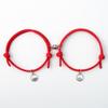 Pulseras para Pareja Promesa de Amor Línea Milán Atracción Magnética Estudiante Pulseras Trenzadas Símbolo de Relación a Distancia