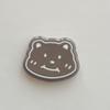 Acessórios de urso de boca torta de arroz integral fofos DIY cocar presilha de cabelo acessórios para capa de celular com cola cremosa buraco decorativo sapatos