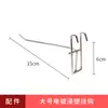Malla de alambre de hierro fundido recubierta de plástico, red blanca y negra, ganchos decorativos, accesorios para teléfonos móviles, panel de red con ganchos, ganchos para colgar productos en el mercado, ganchos para panel de pared