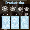 Decoración Navideña Copo de Nieve Adhesivos Electrostáticos Adhesivos para Vidrio de Ventana Adhesivos de Ventana de Copo de Nieve Navidad Venta al por Mayor Transfronteriza Personalización