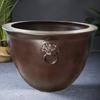 Jingdezhen Tanque Grande de Agua Tanque de Nenúfar Maceta de Loto Árbol de Hierro Árbol Bonsái Maceta para Plantar Flores Extra Grande Patio Sala de Estar Cerámica