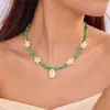 Bestseller transfronterizo Collar bohemio de conchas, joyería de cadena para clavícula multicapa estilo vacación de verano en la playa al por mayor