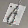 Nueva Cadena de Teléfono Móvil con Cuentas Accesorios de Hueso de Pescado Azul Pequeño Cordón para Teléfono Móvil Cuerda Azul Claro para Teléfono Móvil Transfronterizo