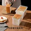 Caja de Almacenamiento de Pan Fant Caja para Tostadas Caja para Congelador Refrigerador Caja Conservadora Grado Alimenticio Sellada Caja de Almacenamiento para Hornear