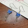 Pendientes de Trigo de Plata de Ley S925 Nicho de Gama Alta Retro Combinan con Todo Lujo Ligero Pendientes de Trigo de Plata de Ley para Mujer Gancho para la Oreja