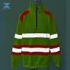 Sudadera de Velour Aoke de un solo lado, Amarilla y Naranja, Ropa de Trabajo, Sudadera Pullover Reflectante, Se puede personalizar en talla
