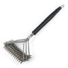 Cepillo para limpiar parrilla de barbacoa acero inoxidable lavar parrilla de barbacoa estufa de barbacoa cepillo de acero cepillo especial de alambre de acero para barbacoa herramienta de limpieza