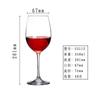 Juego de copas de vino tinto, copa de vino tinto, copa de cristal, copa de vino tinto creativa, copa de vino tinto, venta al por mayor