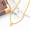 Colar Borboleta Dourada de Alta Retenção de Cor Atacado, Design de Nicho Versátil de Luxo Leve Corrente de Clavícula com Borla Longa Corrente para Suéter de Outono e Inverno