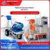 Mão-empurrar a marcação da estrada tudo-em-um máquina estrada playground máquina de desenho de pintura pequena estrada equipamento de concussão chaleira hot melt