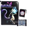Álbum de Cartas Pokemon 4 Ranuras 9 Compartimentos Pokemon Cuero Colección Álbum Transfronterizo Dropshipping Tarjeta Cremallera Almacenamiento Álbum Bolsa