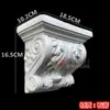 Soporte de Vigas de Yeso Estilo Francés para Arco de Entrada, Arco Decorativo para Balcón con Soporte de Columna Esquinera Ojo de Buey