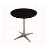 Mesa Cuadrada de Color Nogal para Uso Doméstico, Mesa de Comedor para Uso Comercial, Mesa de Comedor de Madera Maciza para Restaurantes, Mesa de Comedor de Pizarra para Restaurantes de Comida Rápida