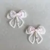 Acessórios de Laço de Renda Pérola Xadrez Doce Grampo de Cabelo Capa de Celular Bolsa de Meias Roupas Acessórios para Animais de Estimação Acessórios Di