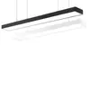 Luminárias Tubulares Quadradas para Shoppings, Supermercados, Iluminação de Teto para Academias, Luminárias Pendentes para Escritórios com Proteção Ocular, Luminárias LED para Escritórios, Luminárias de Fita