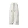 Yidao Vintage 2026 Otoño Nuevo Retro Japonés Pantalones Cargo de Bolsillo Grande para Hombre Pierna Recta Versátiles Casuales